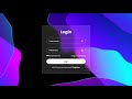 Glass Login Form with Video Background HTML & CSS Tutorial