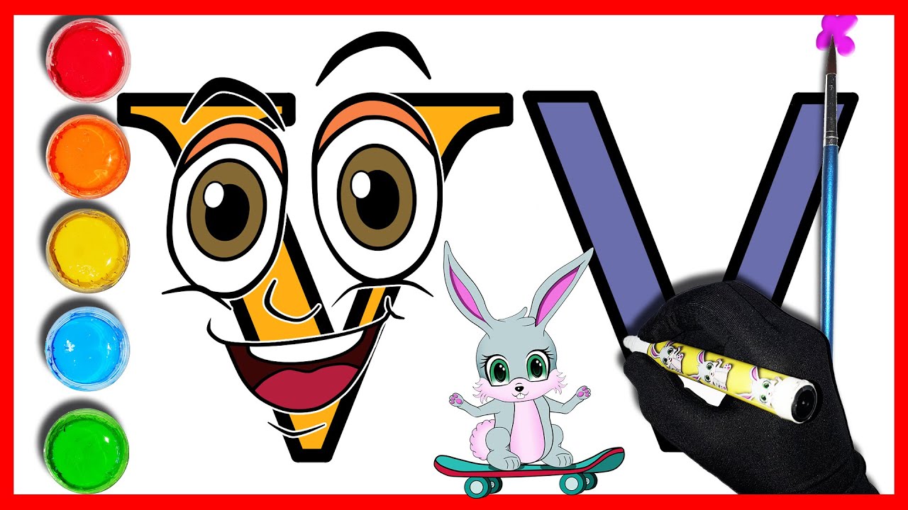 Directed Drawing Letter V At Brett Rivera Blog