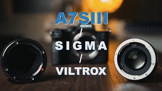 Will they work with Sony A7SIII ? | Sigma MC-11 x Viltrox EF-E II EF-E IV | 35mm F1.4 Art | A7S3