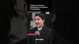 Justin Trudeau Announces Resignation As Liberal Party Leader, And As Canadian PM | Watch #shorts