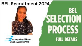 BEL India Recruitment 2024| Complete selection process| Exam pattern