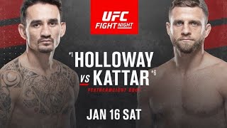 UFC Max Holloway vs Calvin Kattar Prediction & Breakdown