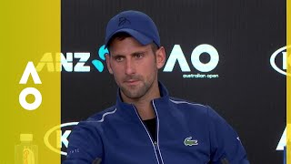 Novak Djokovic press conference (4R) | Australian Open 2018