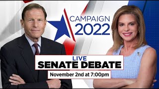 Senate Debate between Sen. Richard Blumenthal and challenger Leora Levy