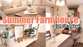 SUMMER FARMHOUSE HOME TOUR | SUMMER FARMHOUSE HOME DECOR | FARMHOUSE DECOR INSPIRATION