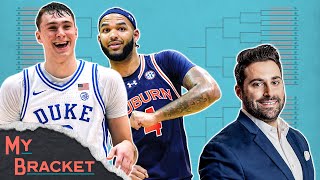Jeff Borzello likes the Wooden Award rivals to go deep in full NCAA tournament picks | My Bracket