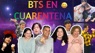 BTS Siendo BTS #7 -  Version Cuarentena Pt.1 | REACCIÓN EN FAMILIA!! 😂✨💕