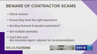How to watch out for scammy contractors while rebuilding from Imelda