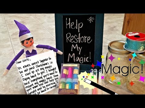 Purple Elf on the Shelf - Restoring Magic After Christmas - How to Get Your Elf Back!!! Purple Elf on the Shelf - Restoring Magic After Christmas - How to Get Your Elf Back!!!