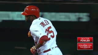 Fowler belts go-ahead grand slam to right