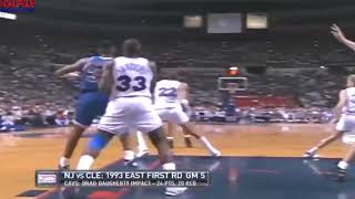 Derrick Coleman & Chris Morris combined for 54 points & 28 rebounds vs cavs may 1993