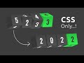 CSS Only 3D Text Animation Effects | Html CSS @OnlineTutorialsYT