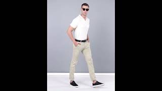 Stylish Tapered Fit Casual Trousers