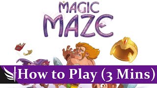 How to Play Magic Maze (SPOILER FREE, 3 minutes, Magic Maze Rules)