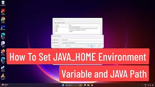 How to Set JAVA_HOME Environment Variable and Java Path On Windows 11/10