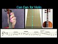 can can for violin