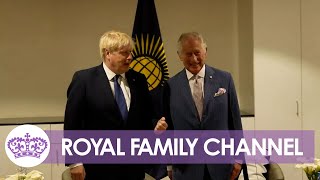 Prince Charles and Boris Johnson Attend Commonwealth Meeting