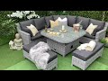 Euro Garden and Home, Tuscany Curved Corner with Benches, Outdoor Garden Furniture, Belfast