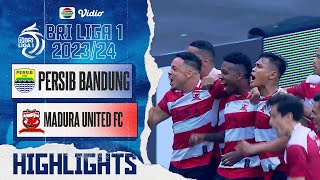 Highlights - Madura United FC VS Persib Bandung | BRI Liga 1 2023/24