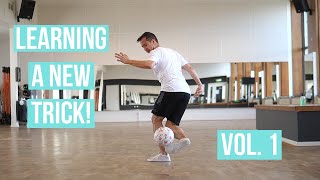 I TRY A TRICK I HAVE NEVER TRIED BEFORE - PWGfreestyle - Football freestyle