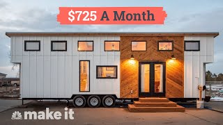 Living In A Luxury Tiny Home On Wheels For $725 A Month | Unlocked
