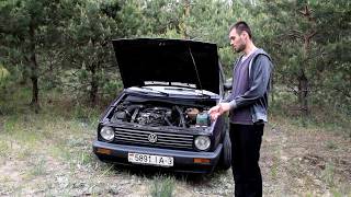 Установка коробки передач(ASD) с  Volkswagen Passat 4 на  Volkswagen Golf 2.