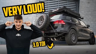 VW TOUAREG SOUNDS LIKE NISSAN GTR! 🎶🎵 LOUD 7P 3.0 TDI V6!