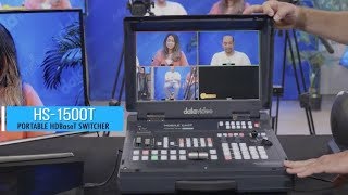 Introducing the HS-1500T HDBaseT Mobile Video Switcher/Mixer｜Datavideo