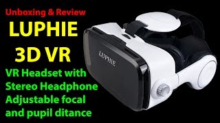 Unboxing LUPHIE 3D VR Headset the all in one VR headset for VR 3D experience.