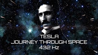432 Hz Tesla Guided Meditation straight to Your Subconscious Mind - Journey Through Space in 4k