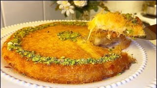 How to Make knafeh | soft  Arabic dessert ￼