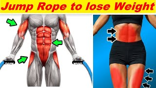 How to lose weight jumping rope / jump rope for weight loss / jump rope workout benefits