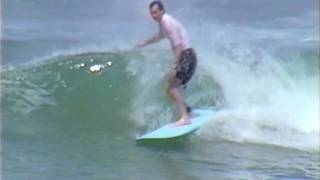 Mike Clancy Surfing Little Hawaii Costa Rica on a Strong Offshore Wind Day