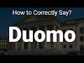 How to Correctly Pronounce Duomo (Treviso, Italy)