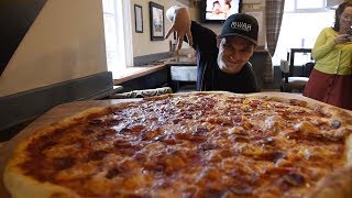 Pub Challenged Pizza Lovers To Devour Massive 40-Inch Pizza