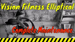 Servicing A Vision Fitness X1400 Elliptical (No Unnecessary Dialogue)