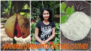 JAATHIKKA CHAMMANTHI / NUTMEG CHUTNEY/ ജാതിക്ക ചമ്മന്തി