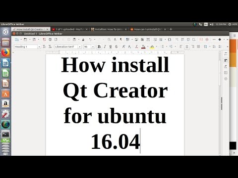 How install Qt Creator for ubuntu 16 04 How install Qt Creator for ubuntu 16 04