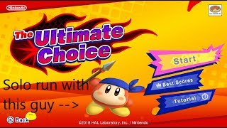 Kirby Star Allies: The Ultimate Choice (Solo Soul Melter w/ Bandana Waddle Dee)