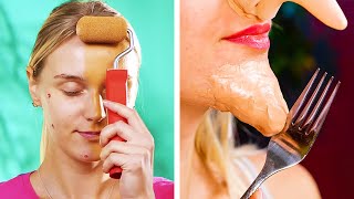 Scary DIY Makeup Tricks || HALLOWEEN HACKS👻
