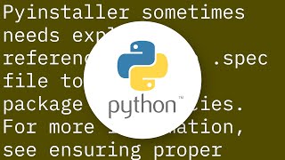 How do I debug a non-functioning PyInstaller build?
