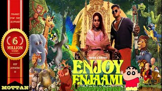 Enjoy Enjaami - Dhee ft. Arivu | Lyrics | Cartoon version