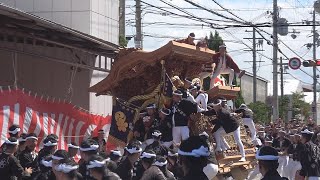 令和元年10月4日堺市鳳だんじり祭　午後曳行（旧ドット前）