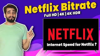 Netflix Video Bitrate on Full HD, 4K, 4K HDR Video | Hindi