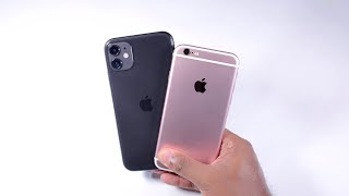 iPhone 6s vs iPhone 11 SPEED TEST en pleno 2023 🚀 iPhone 11 iOS 17 vs iPhone 6s iOS 15 SPEEDTEST