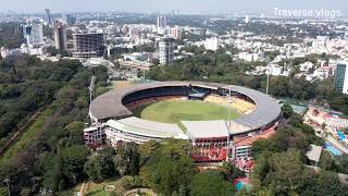 M.chinnaswamy stadium 🏟  Bengaluru drone view  #chinnaswamystadium #bengaluru