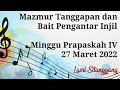 Mazmur Tanggapan - Minggu Prapaskah IV - 27 Maret 2022 -Tahun C - Lasri Sitanggang