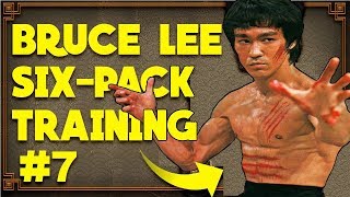 Real Bruce Lee Abdominals Workout 7 | Leg Raises | Martial Arts