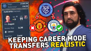 How to keep your FIFA 23 Career Mode Transfers Realistic!
