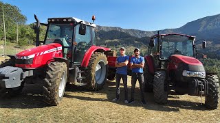 My friend came to help with the Case Jx65c. We Carry Fertilizer! | Massey Ferguson 5440